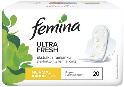 Podpaski Femina Ultra Fresh, 20 szt.