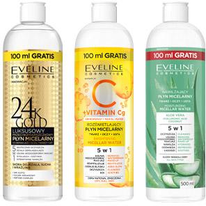 Płyn micelarny do demakijażu oczu, twarzy i ust Eveline Cosmetics, 500 ml