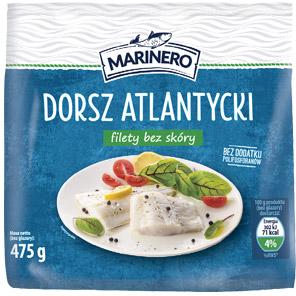 Filety z dorsza atlantyckiego bez skóry, Marinero, 475 g