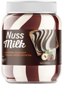 Krem kakaowo-mleczny o smaku orzechowym Nussmilk, 400 g