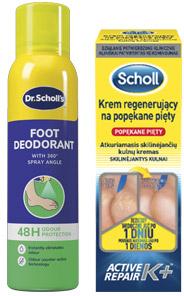 Krem lub dezodorant do stóp Scholl, 60 ml/150 ml
