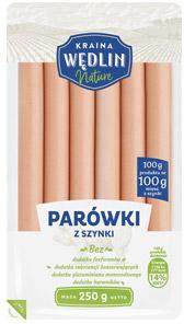 Parówki z szynki Kraina Wędlin Nature, 250 g