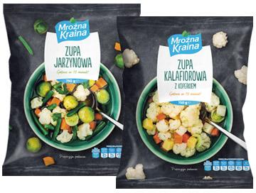 Zupa jarzynowa lub kalafiorowa Mroźna Kraina, 750 g