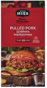 Pulled pork szarpana wieprzowina Wolno Gotowane Kraina Mięs, 400 g