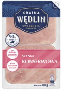 Szynka konserwowa Kraina Wędlin, 200 g