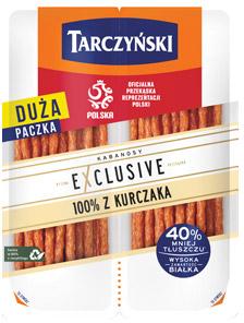 Kabanosy Exclusive 100% z kurczaka Tarczyński, 220 g