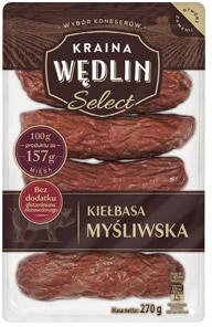 Kiełbasa Myśliwska Kraina Wędlin Select, 270 g