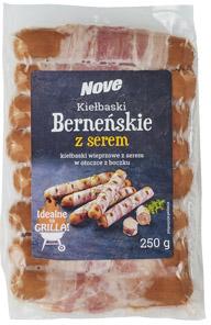 Kiełbaski Berneńskie z serem Nove, 250 g