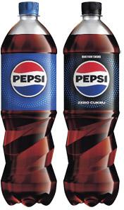 Napój gazowany Pepsi lub Pepsi Zero Cukru, 1 l