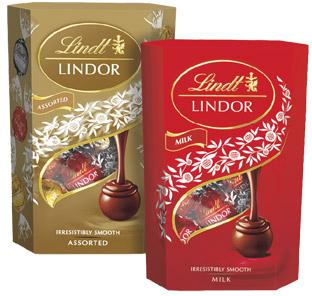 Praliny Lindor Lindt, 200 g