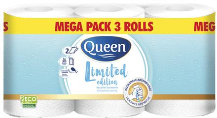 Ręcznik kuchenny Queen, opak. 3 rolki
