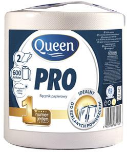 Ręcznik papierowy Queen Pro, 600 listków