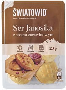 Ser Janosika, 175 g + sos żurawinowy Światowid, 50 g