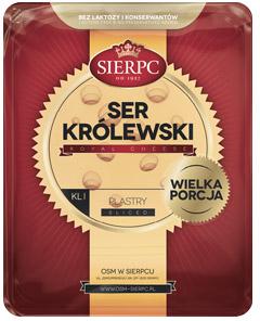 Ser żółty w plastrach Królewski, 400 g
