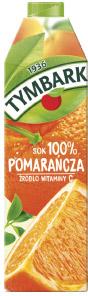 Sok pomarańcza 100% Tymbark, 1 l