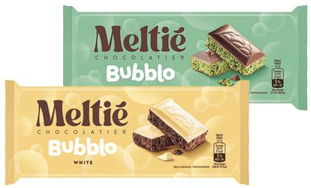 Czekolada Bubblo Meltié, 95 g/100 g