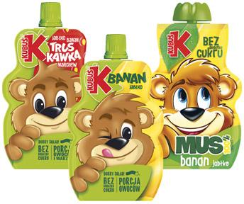 Mus owocowy Kubuś, 100 g