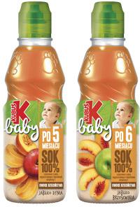 Sok 100% Owoce Dzieciństwa Kubuś Baby, 300 ml