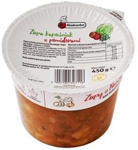 Zupa kapuśniak z pomidorami, 450 g