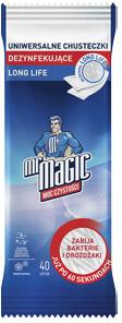 Chusteczki dezynfekujące Mr Magic, 40 szt.