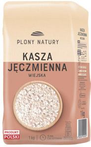 Kasza jęczmienna wiejska Plony Natury, 1 kg