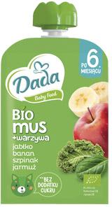 Mus owocowo-warzywny Dada Baby Food, 100 g