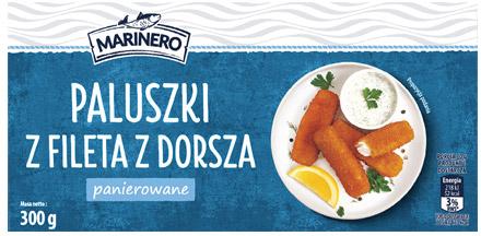 Paluszki z fileta z dorsza panierowane Marinero, 300 g