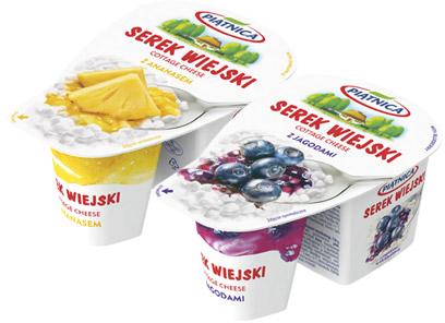 Serek wiejski z owocami Piątnica, 150 g