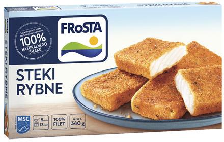 Steki rybne z fileta Frosta, 340 g