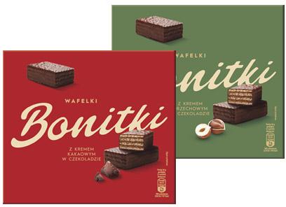 Wafelki w czekoladzie Bonitki, 600 g
