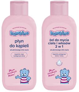 Żel do mycia ciała i włosów 2w1 lub szampon lub płyn do kąpieli Bambino, 400 ml