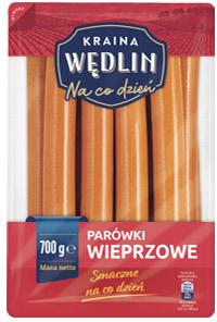 Parówki wieprzowe Kraina Wędlin, 700 g