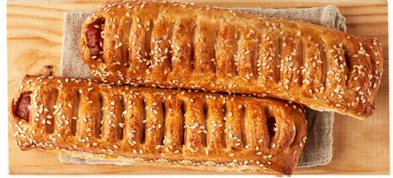 Hot dog z parówką Berlinką i sosem, 120 g