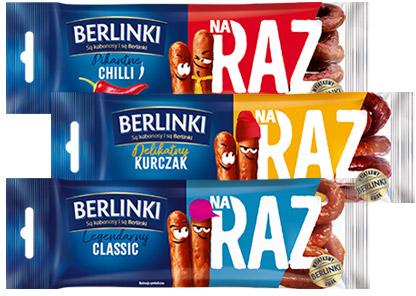 Kabanosy Berlinki Na Raz, 50 g