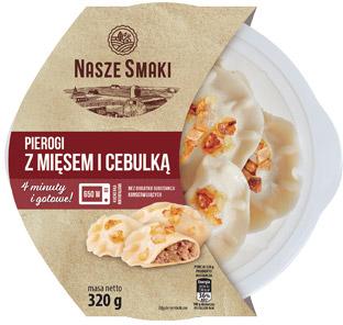 Pierogi z mięsem i cebulką Nasze Smaki, 320 g
