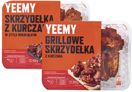 Skrzydełka z kurczaka Yeemy, 450 g