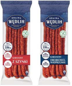 Kabanosy Kraina Wędlin, 120 g