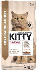 Karma dla kota sucha Kitty bez dodatku zbóż, 1 kg