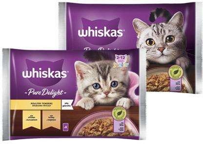 Karma dla kota w saszetkach Whiskas, 6x85 g