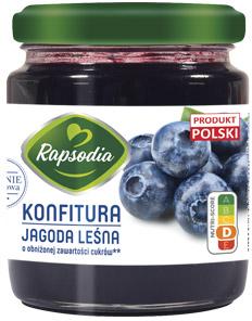 Konfitura jagodowa Rapsodia, 240 g
