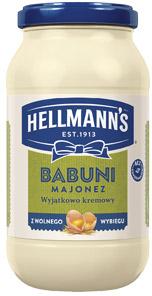 Majonez Babuni Hellmann’s, 405 ml