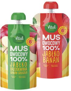 Mus owocowy 100% Baby Food Vital Fresh, 100 g