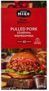 Pulled pork szarpana wieprzowina Wolno Gotowane Kraina Mięs, 400 g