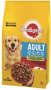 Sucha karma dla psa z wołowiną i drobiem Pedigree, 7 kg