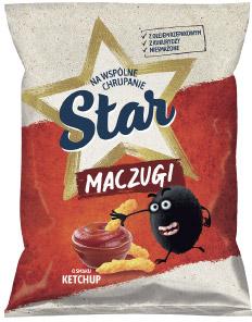 Chrupki maczugi ketchup Star, 130 g
