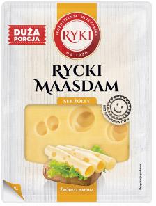 Ser Rycki w plastrach Maasdam Ryki, 400 g