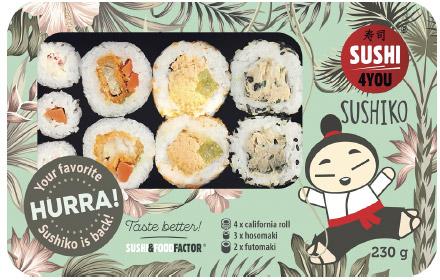 Sushi Sushiko, 230 g
