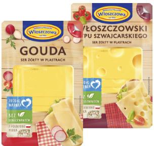 Ser żółty w plastrach Włoszczowa, opak. 400 g