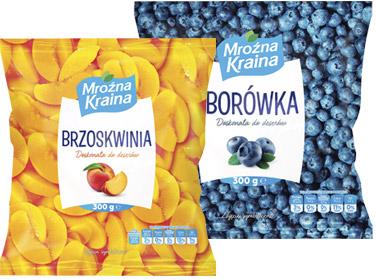 Borówka lub brzoskwinia Mroźna Kraina, 300 g