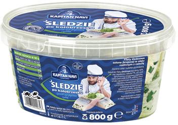 Śledzie po kołobrzesku Kapitan Navi, 800 g